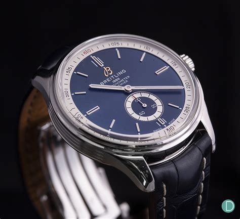 breitling premier day date blue|breitling premier automatic dial.